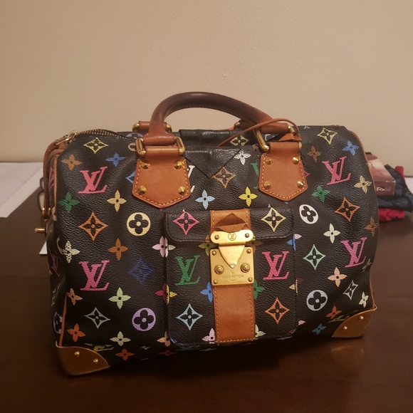 Louis Vuitton Handbags - SOLD LOUIS VUITTON Multicolor Speedy Bag Authentic